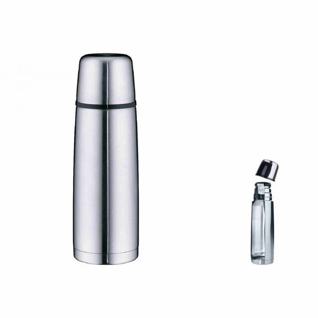 Botella aislante ALFI Isotherm Perfect 0,75 L acero inoxidable mate cierre giratorio