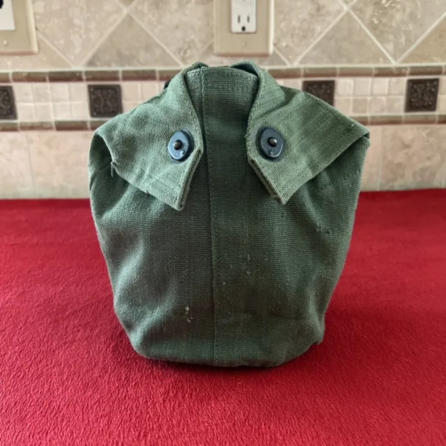 Original WW2 WWII M44 British Made MILITARY CANTEEN Cup Cover OD Green P44