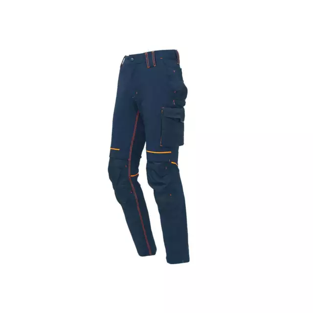 Pantalone da lavoro in tessuto U-4 con tasche Deep Blue ATOM U-Power