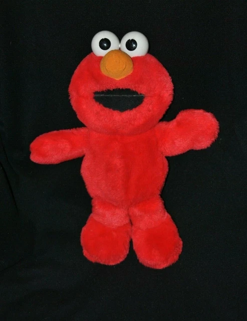 PETITE PELUCHE DOUDOU Elmo Tyco Rouge 1998 Sonore, Vibre & Rigole EUR 30,00 - FR