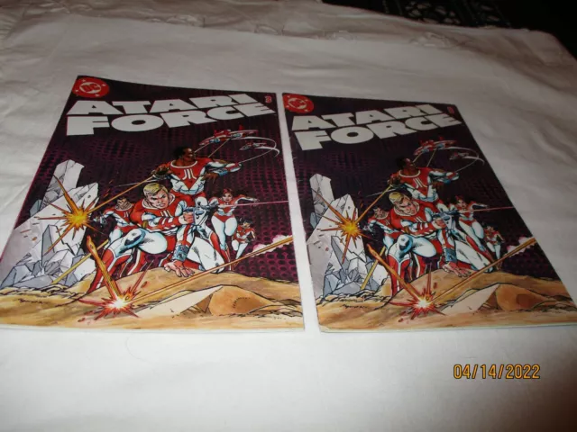 ATARI 2600 DC COMICS ATARI FORCE MINI VOL 1 No 3 retro 1982 comics 2 copies