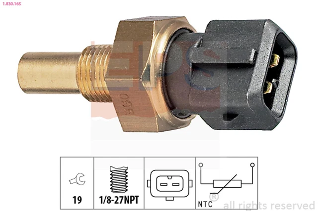 EPS Refrigerante Acqua Sensore Temperatura Made in Italy - OE Equivalente 1.830.165