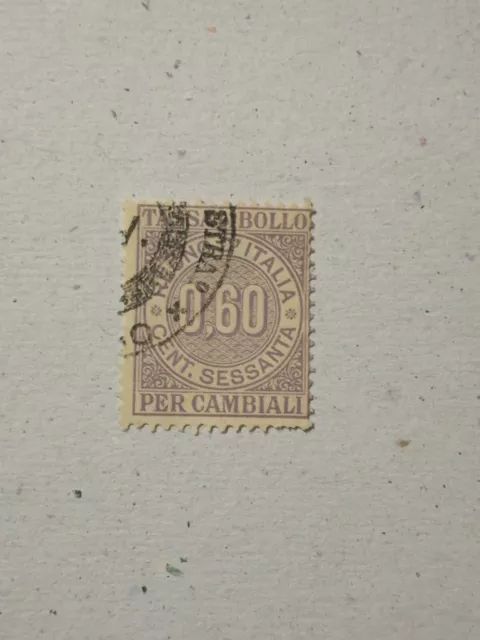 (11/89) - 1908 : Marca per Cambiale cent. 0,60