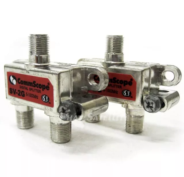 2 COMMSCOPE SVG2 2-way Coaxial Cable Splitter Comcast Xfinity 1:2 $4.99