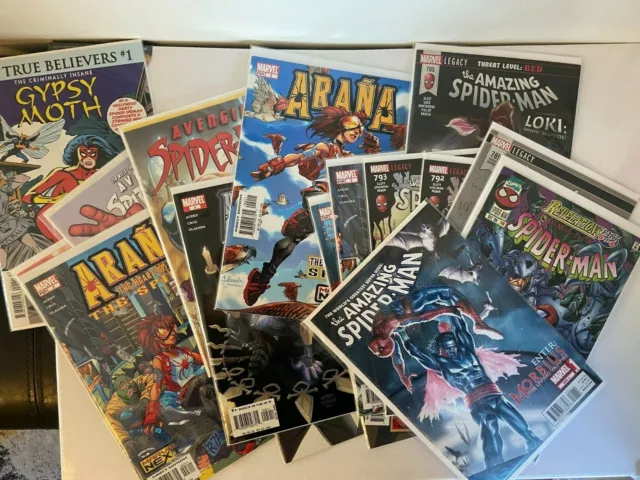 Spider-Man Spider-Verse Themed Mixed 10 Book Lot! Amazing Web Arana Spec More!