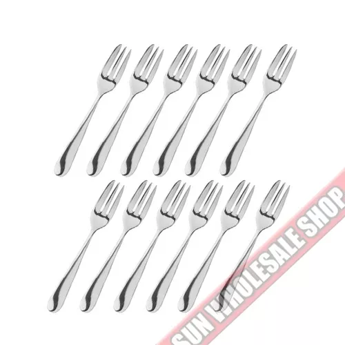 STANLEY ROGERS Albany 12 Piece Cake Fork Set Quality Stainless Steel!