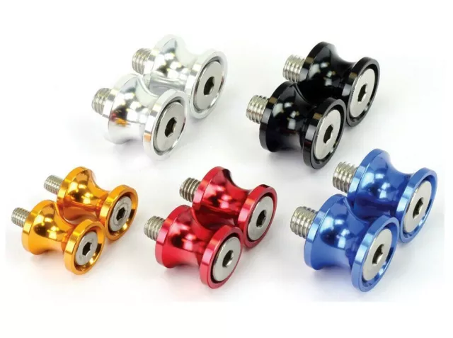 Motorcycle Paddock Stand Bobbins Spools Motorbike Sports Bike CNC Machined Alloy