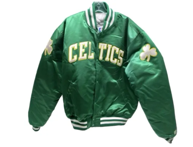 Vintage Boston Celtics Starter Jacket Size XL retro coat 90s gift NBA Larry Bird