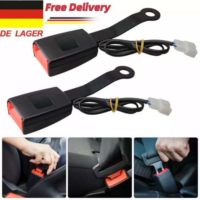 2 STÜCK! AUTO Gurt Adapter Dummy Sicherheitsgurt Gurtschloss