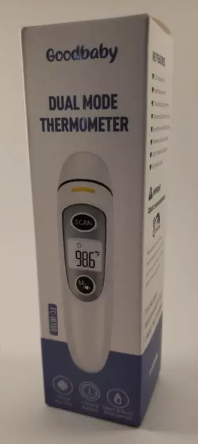 Termómetro de modo dual Goodbaby, termómetro para fiebre oído y frente, FC-IR100