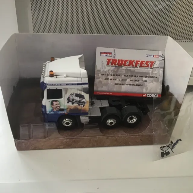 HEAVY HAULAGE DAF XF6x2 TRACTOR UNIT CC14110 COLIN McRAE TRIBUTE . 1.50 SCALE