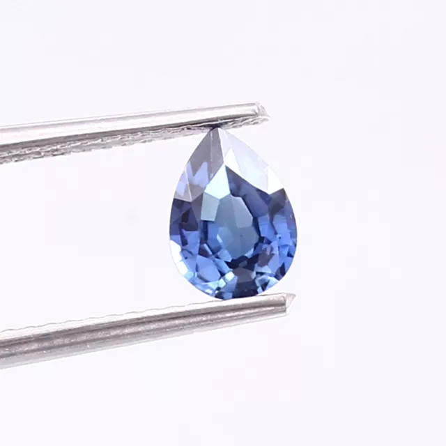 AAA 7x5 MM Natural Extra Fine Ceylon Blue Sapphire Loose Pear Gemstone Cut