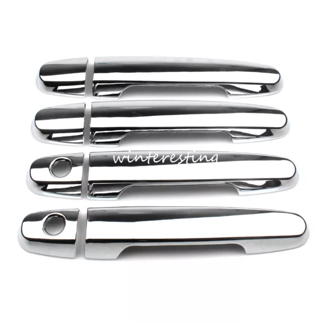 Door Handle Cover ABS Trim For Toyota Hilux Vigo SR5 MK6 2005-2014 Chrome