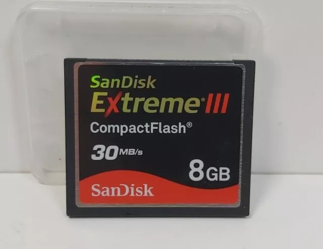 SanDisk 8 GB Extreme III CompactFlash Card