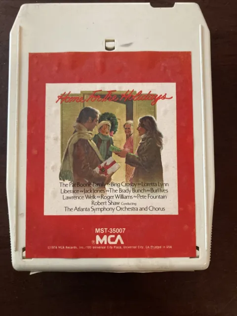 1978 MCA Home For The Holidays 8-Track Tape Vintage