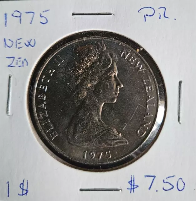 1975 New Zealand One Dollar