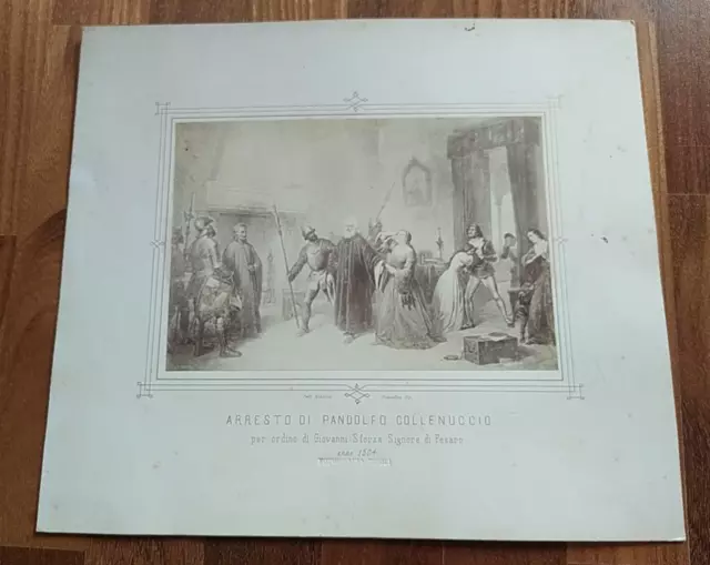 Pesaro Pandolfo Collenuccio Arresto P. Bazzini  Fotocromia Sidoli