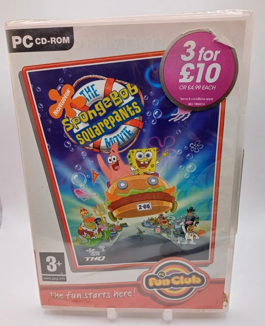 Sponge Rom SPONGEBOB SQUAREPANTS THE Movie PC CD-ROM Game NEW £18.00 - PicClick UK