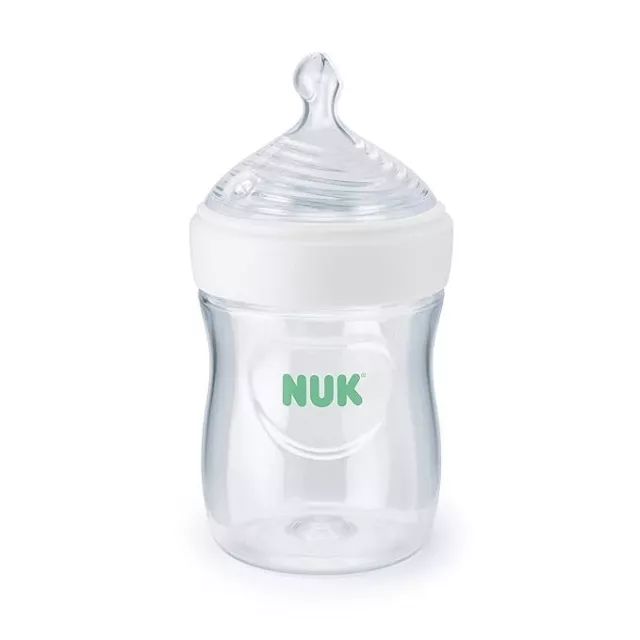 Nuk Simply Natural, Baby Bottle, 5 Ounce, Anti-Colic (3 bottles) BPA Free 150mL 2