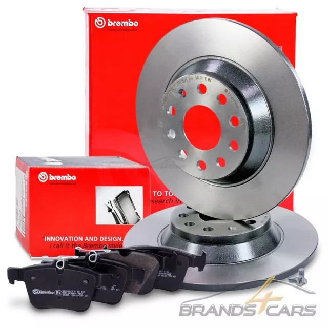 Brembo Bremsscheiben +Beläge Hinten Für Audi A3 Skoda Kodiaq Vw Golf 7 Passat B8