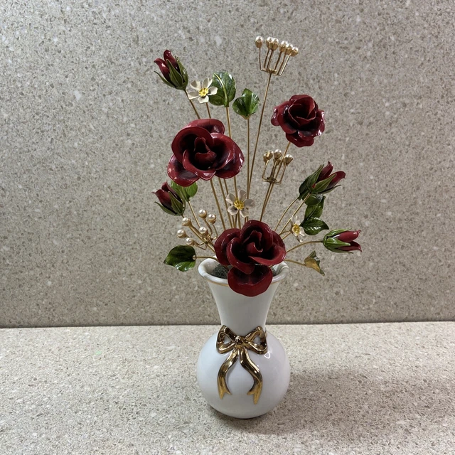 Franklin Mint The Empress’ Winter Bouquet House of Igor Carl Faberge 1988 Franklin Mint The Empress’ Winter Bouquet House of Igor Carl Faberge 1988