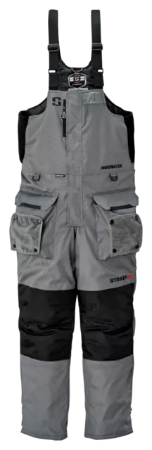 STRIKER ICE 6201007 Adult Male Hardwater Bibs, Color: Gray/Black Size XL Tall