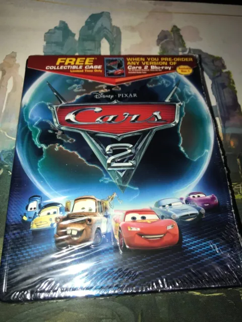 Estuche Disney Cars 2 Blu-Ray Steelbook solo NUEVO sellado Best Buy exclusivo limitado