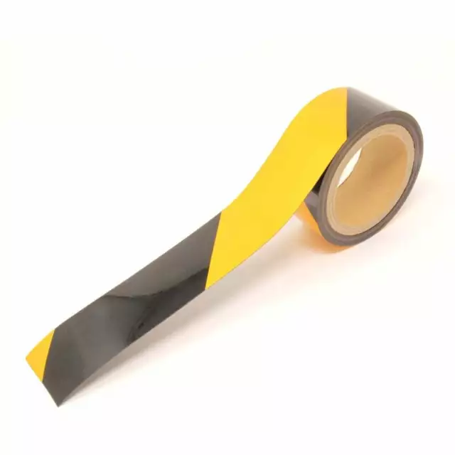 Magflex® Cinta De Advertencia De Riesgo Magnético Flexible-amarillo/negro 10x 5m