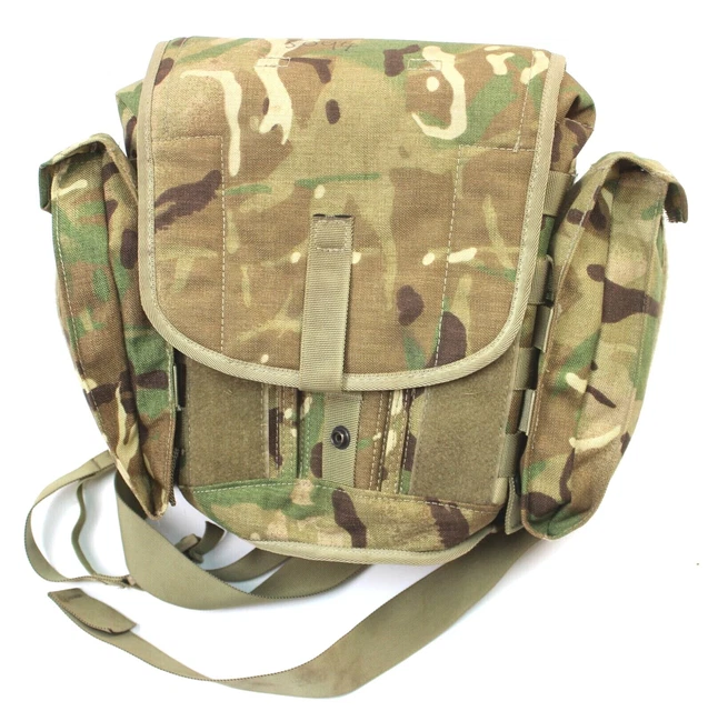 BRITISH ARMY FIELD PACK / GSR GAS MASK BAG in MTP MULTICAM CAMO GENUINE