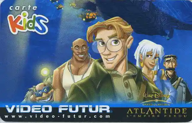 Carte/Cards  Kids Video Futur Atlantide  - Etat Luxe