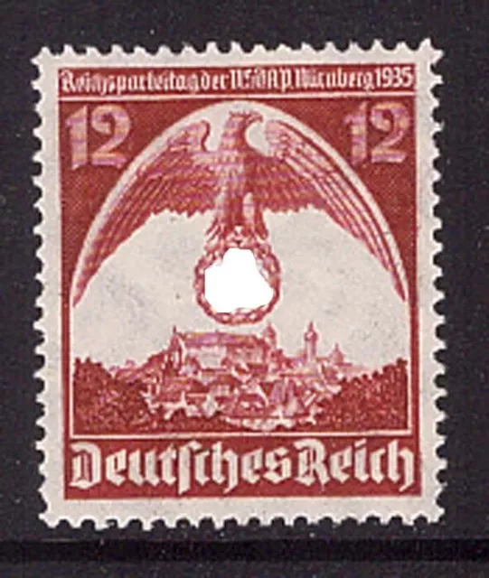 Deutsches Reich Reichsparteitag 587 Y postfrisch teures WZ geprüft (22470)