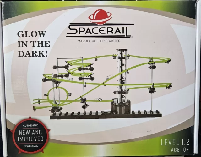 Spacerail Marble Roller Coaster High Speed Glow In The Dark Level 1.2