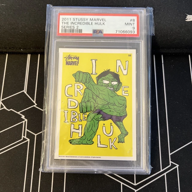 2011 Stussy Marvel Series 2 #8 The Incredible Hulk PSA 9 MINT
