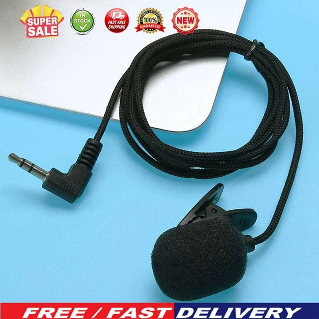 Mini Wired Lavalier Microphone Hands-free for Audio Video Recording