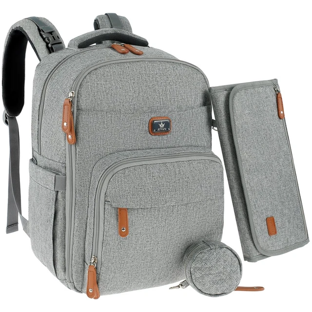 Diaper Bag Backpack Multifunction Diaper Bags Waterproof Travel Back Pack with C