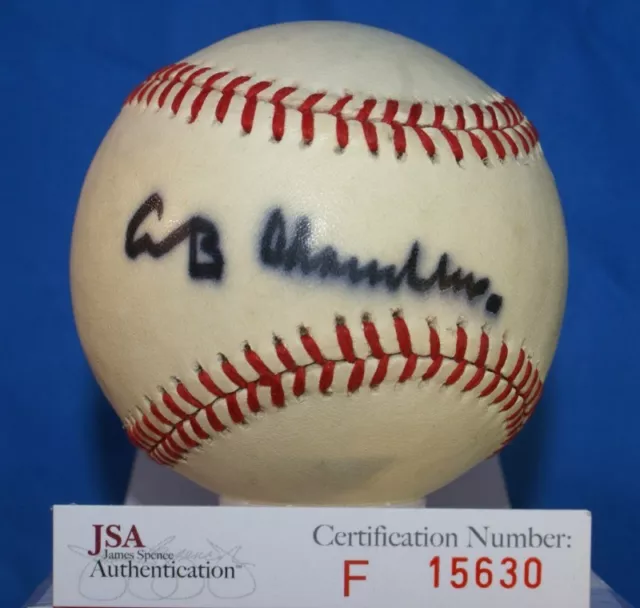 Happy Chandler Jsa Autograph Authentic Feeney National League Baseball Signed