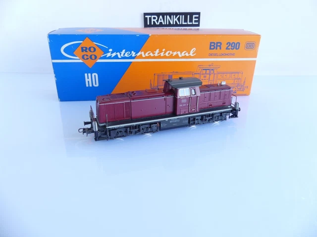 ROCO HO Locomotive diesel BB 215 126-4 rouge Eclairage reverse prête