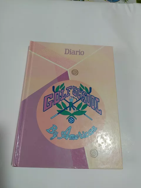 GOLF SCHOOL  -diario vintage scuola ARTENA - vintage anni 80 -Italy School Diary