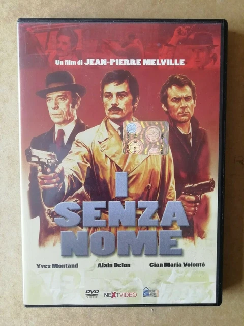 dvd I SENZA NOME Jean-Pierre Melville Montand Delon Volontè Le cercle rouge NOIR