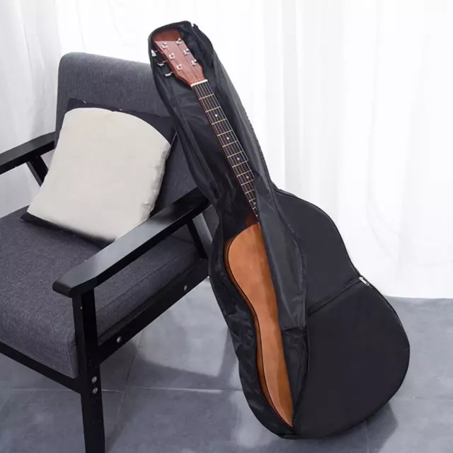 Guitar Case Gig Bag Hemming Design Avec Sangle Pour Livres Accessoires