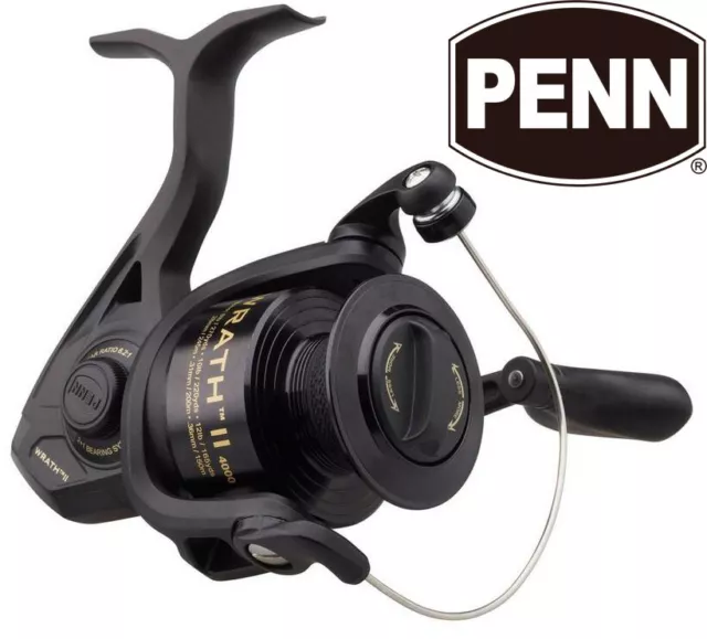 Penn Wrath II Spinning Reel NEW 2023/4 Model Spin Fishing Sea Salt Size2500-8000