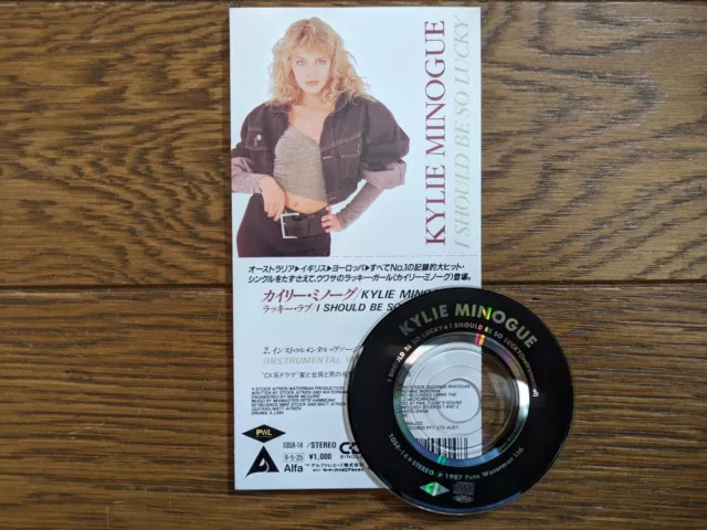 KYLIE MINOGUE I Should Be So Lucky 1987 Japan 3" CD Single w/Snap Pack Unsnapped