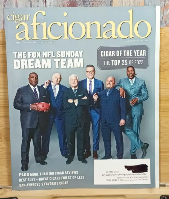 Cigar Aficionado Magazine JAN/FEB 2023 The Fox NFL Sunday Dream Team