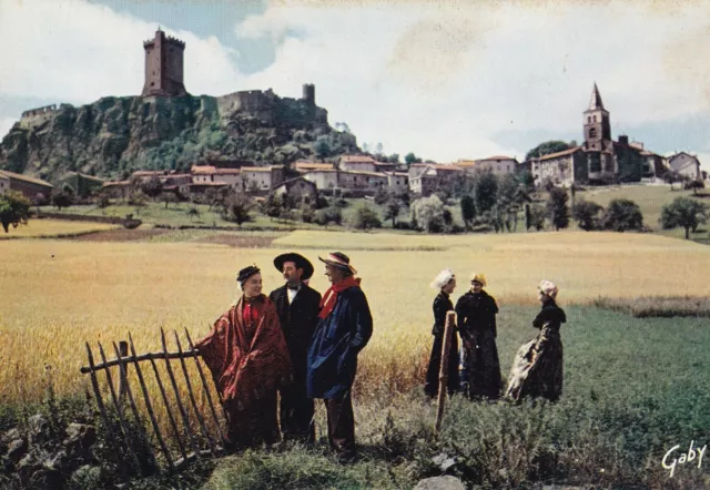 Carte postale 10x15cm postcard LE VELAY groupe folklorique de Polignac