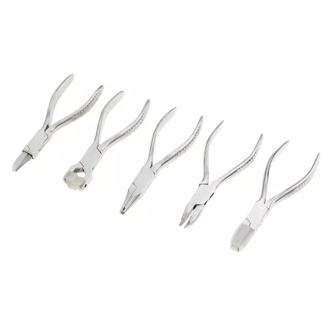 5 piezas Kits de reparación de alicates de gafas Gafas ópticas Marco Herramientas ópticas de reparación