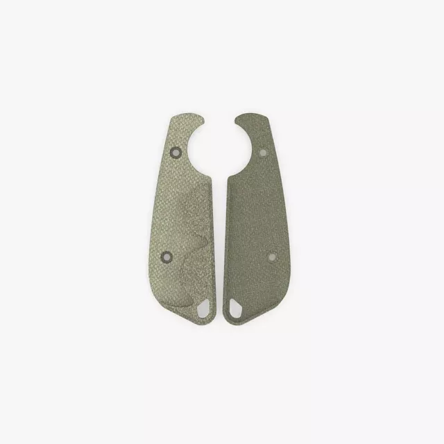 Flytanium Green Micarta Flex Handle Scales for CRKT Minimalist Knife Ergonomic