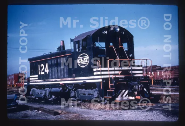 Duplicate Slide C&EI Chicago & Eastern Illinois Clean Paint NW2 124