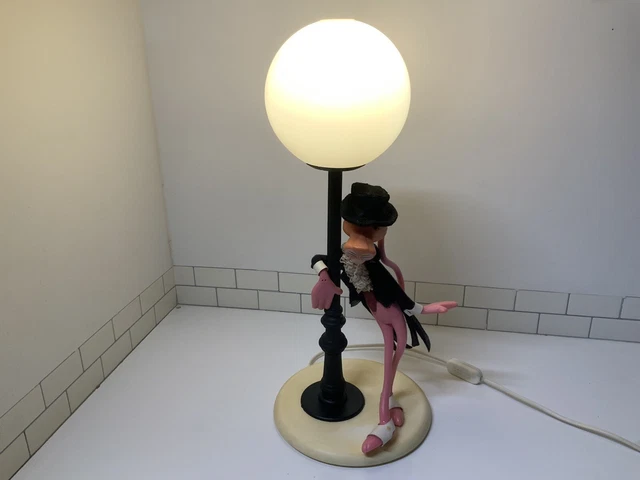 Lampe De Bureau Lineo Zero – Panthère Rose – Vintage 1970 – Made In Italy