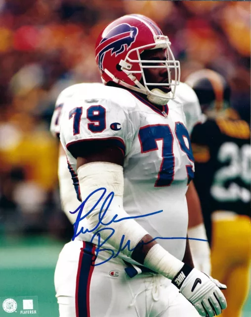 Ruben Brown 8X10 Signed Photo Buffalo Bills Football Autographed In Person Close