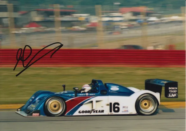 Andy Wallace Hand Signed 7x5 Photo - Le Mans Autograph 3.